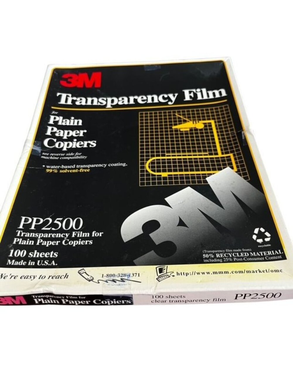 3M Transparency Film for Plain Paper Copies Partial Box